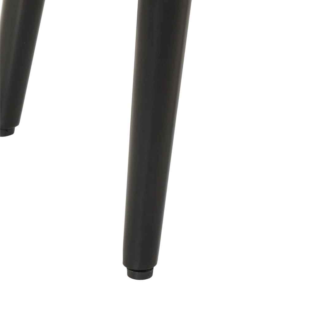 Stolik kawowy lite drewno mango i żelazo - brązowo-czarny, 45 x 45 x 40 cm, 1 - number 5.