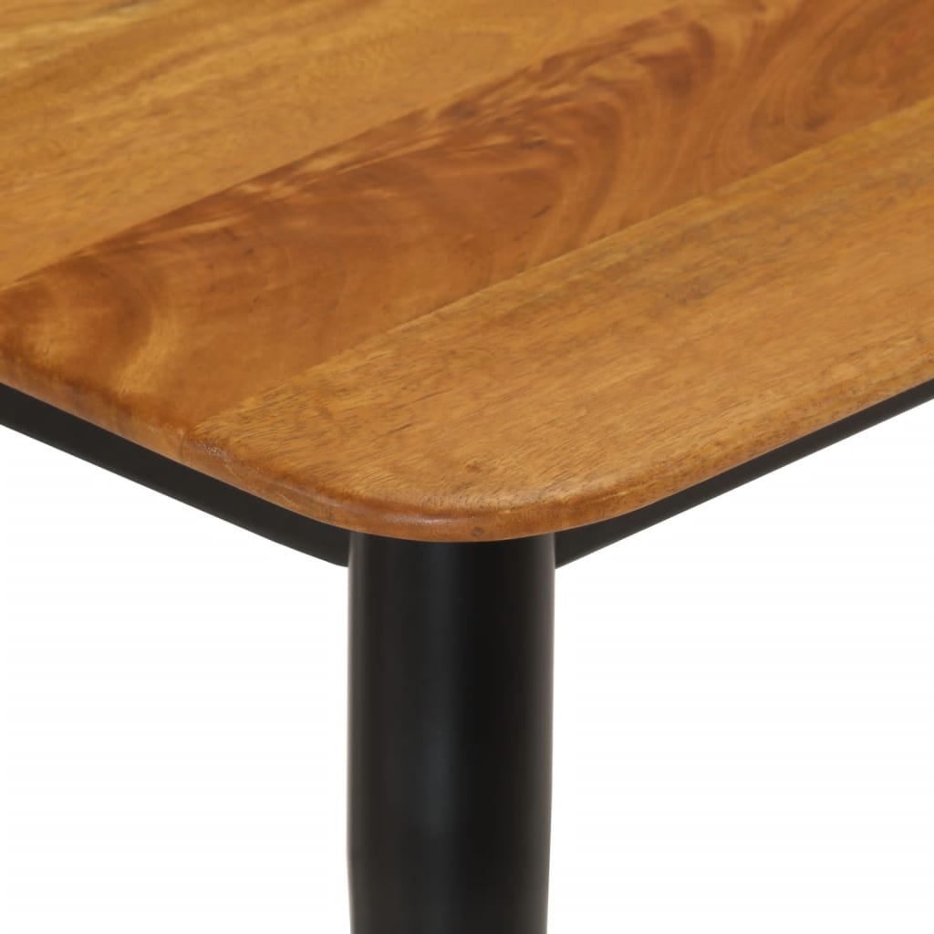 Ławka 160x40x45 cm lite drewno mango i żelazo - number 4.