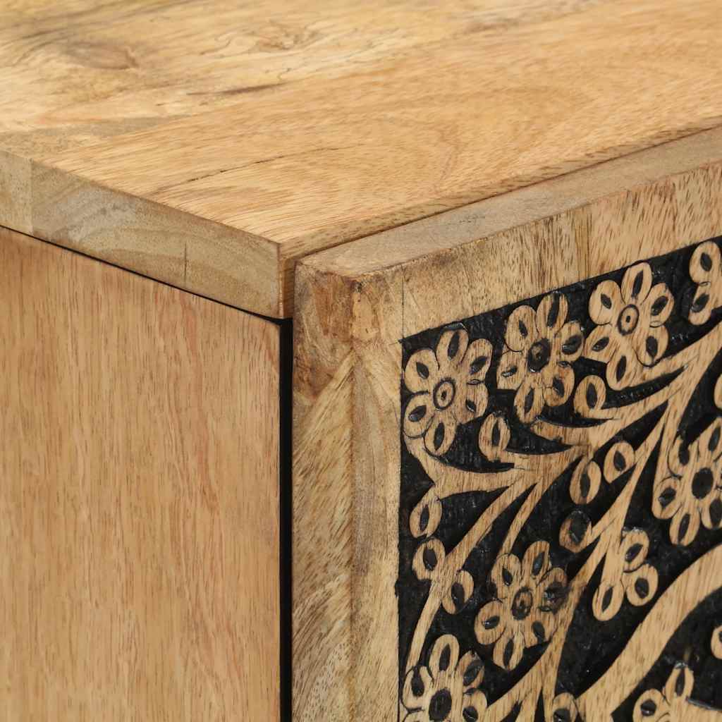 Skab 40x33x110 cm massivt mangotræ - 40 x 33 x 110 cm (b x d x h) - number 7.