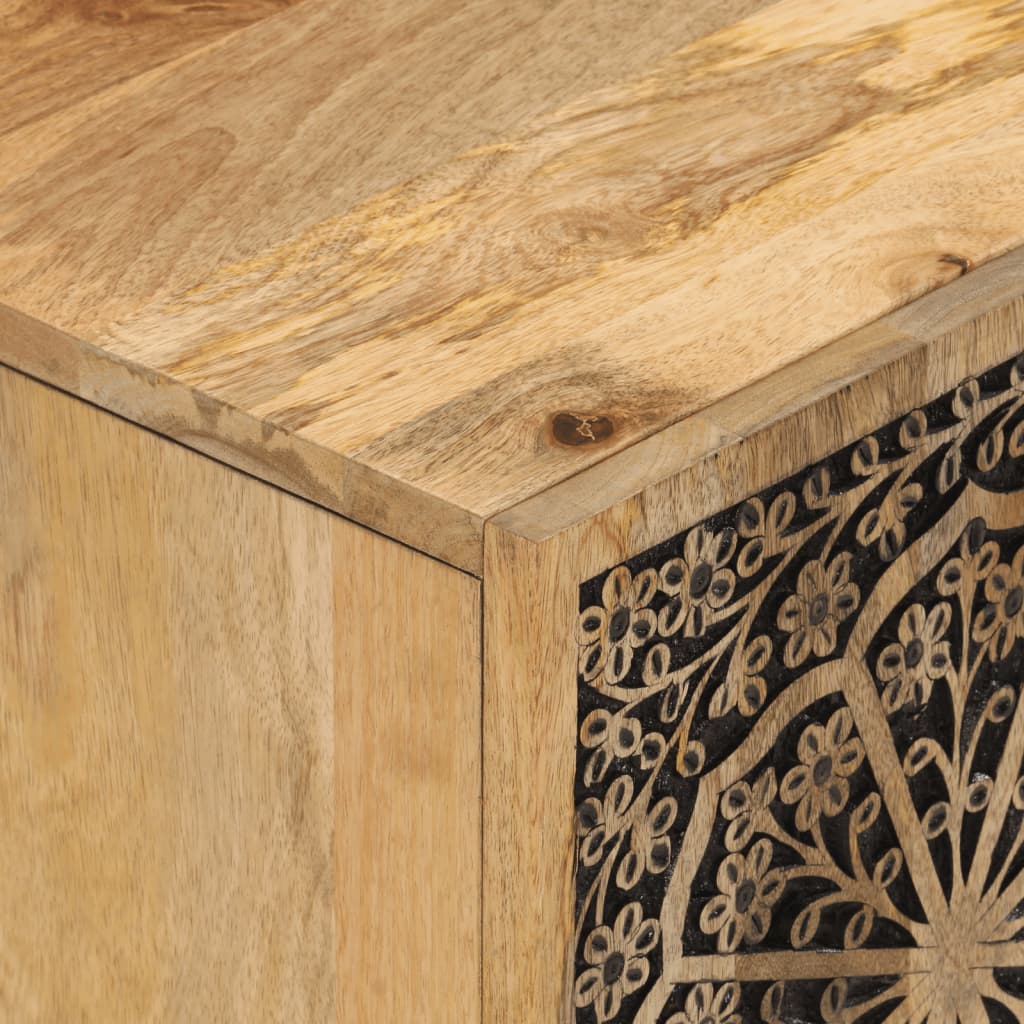 Tv-bord 80x31x46 cm heltre mangotre - 80 x 31 x 46 cm (b x d x h) - number 9.