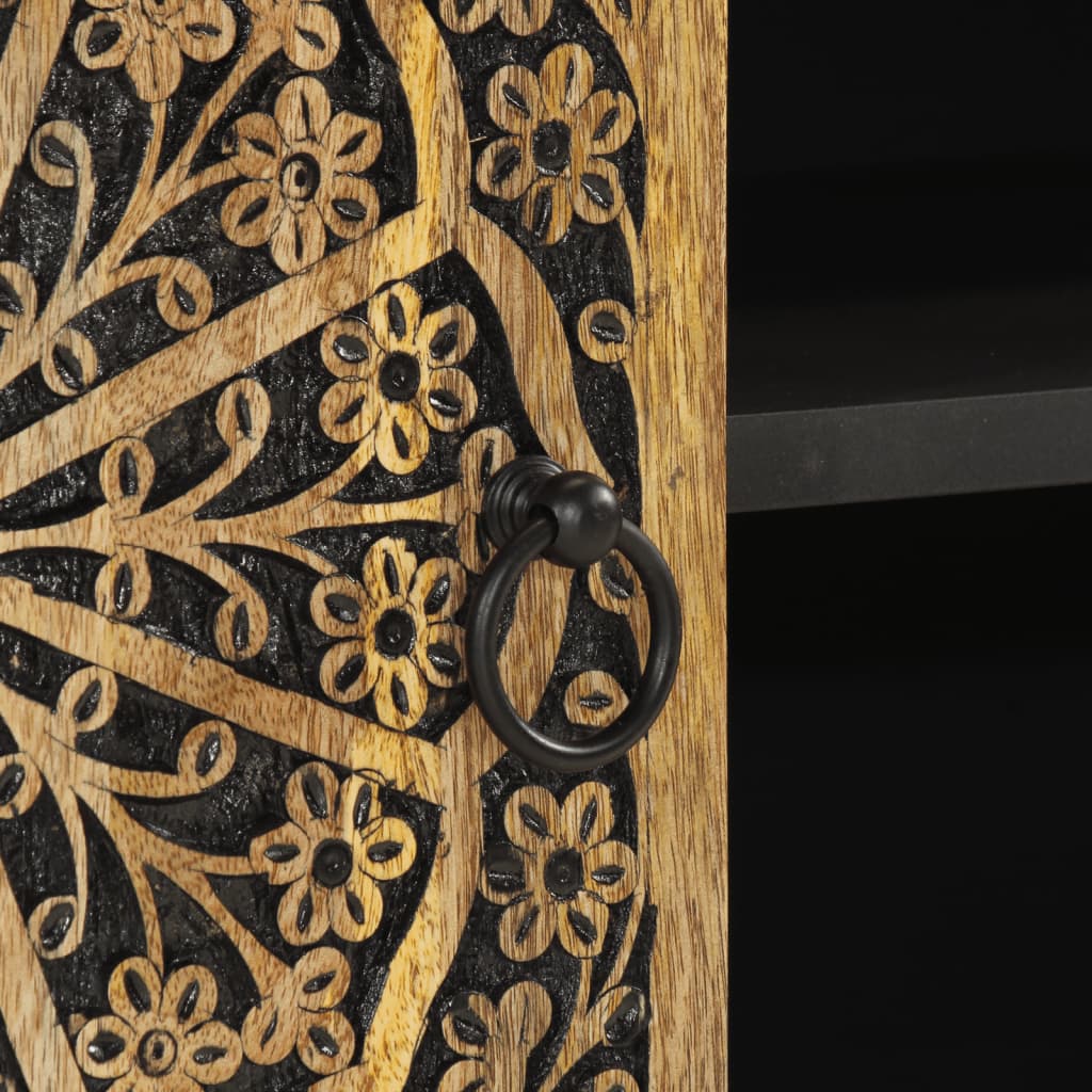 Tv-bord 80x31x46 cm heltre mangotre - 80 x 31 x 46 cm (b x d x h) - number 10.