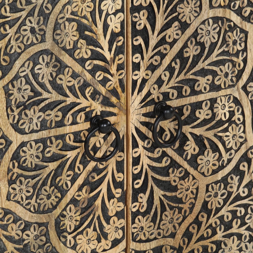 Underskab til vask 62x33x58 cm massivt mangotræ - number 8.