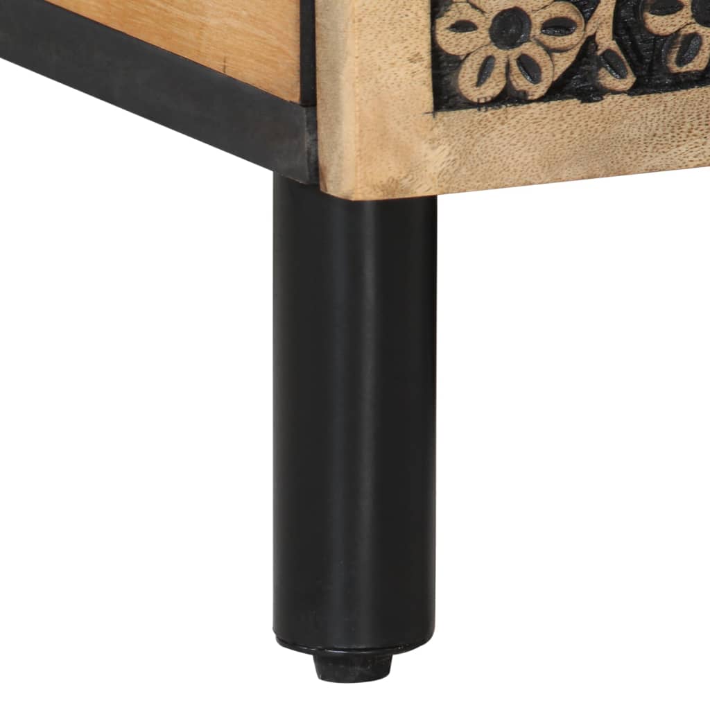 Sofabord 80x50x40 cm massivt mangotræ - number 11.