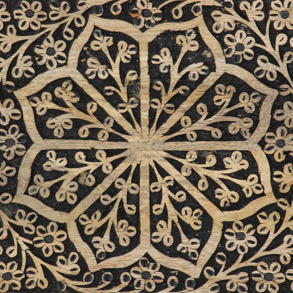 Sofabord 80x50x40 cm massivt mangotræ - number 10.