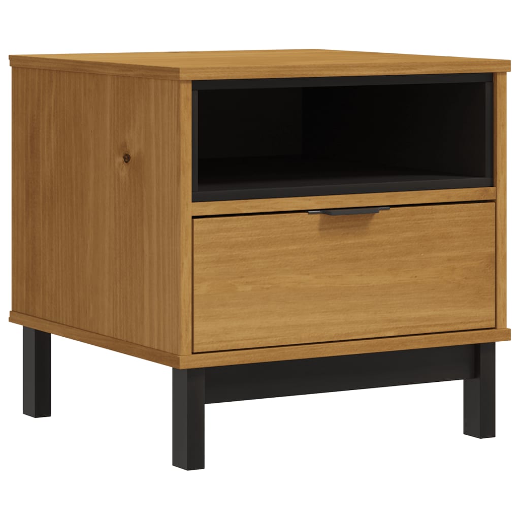 Pomoćni stol flam 50x50x50 cm puna borovina - number 2.