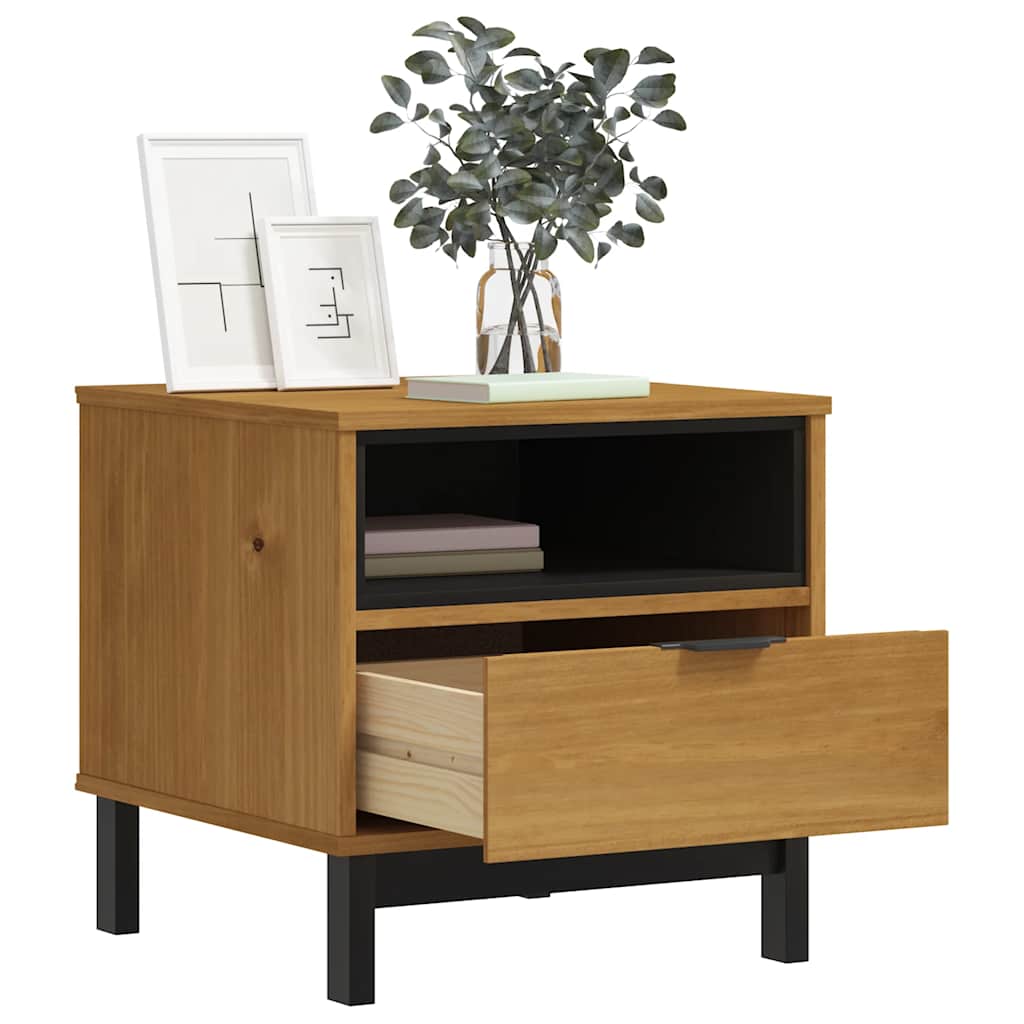 Pomoćni stol flam 50x50x50 cm puna borovina - number 3.