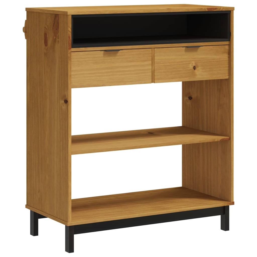 Barbord flam 92x45x110 cm massivt fyrretræ - number 2.