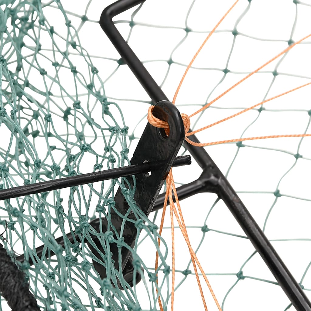 Fuglenet 34x32 cm stål grøn - number 7.