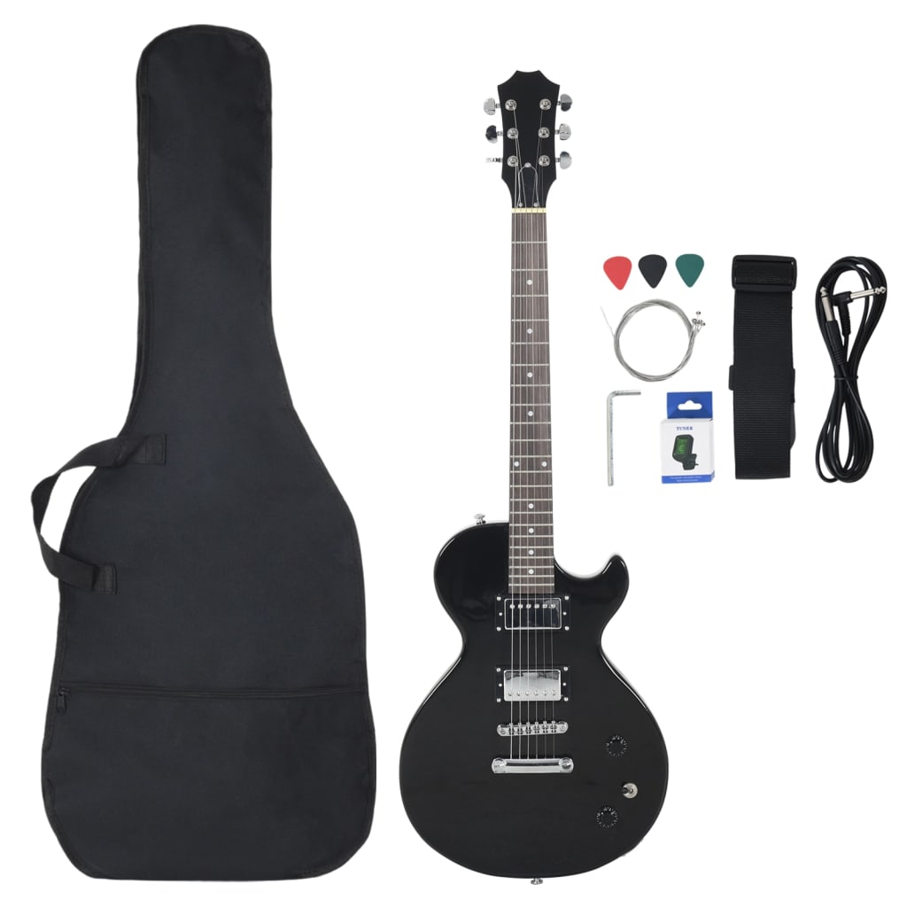 Električna gitara za početnike uklj. torba 4/4 39" - crna, 100 x 34 cm - number 2.