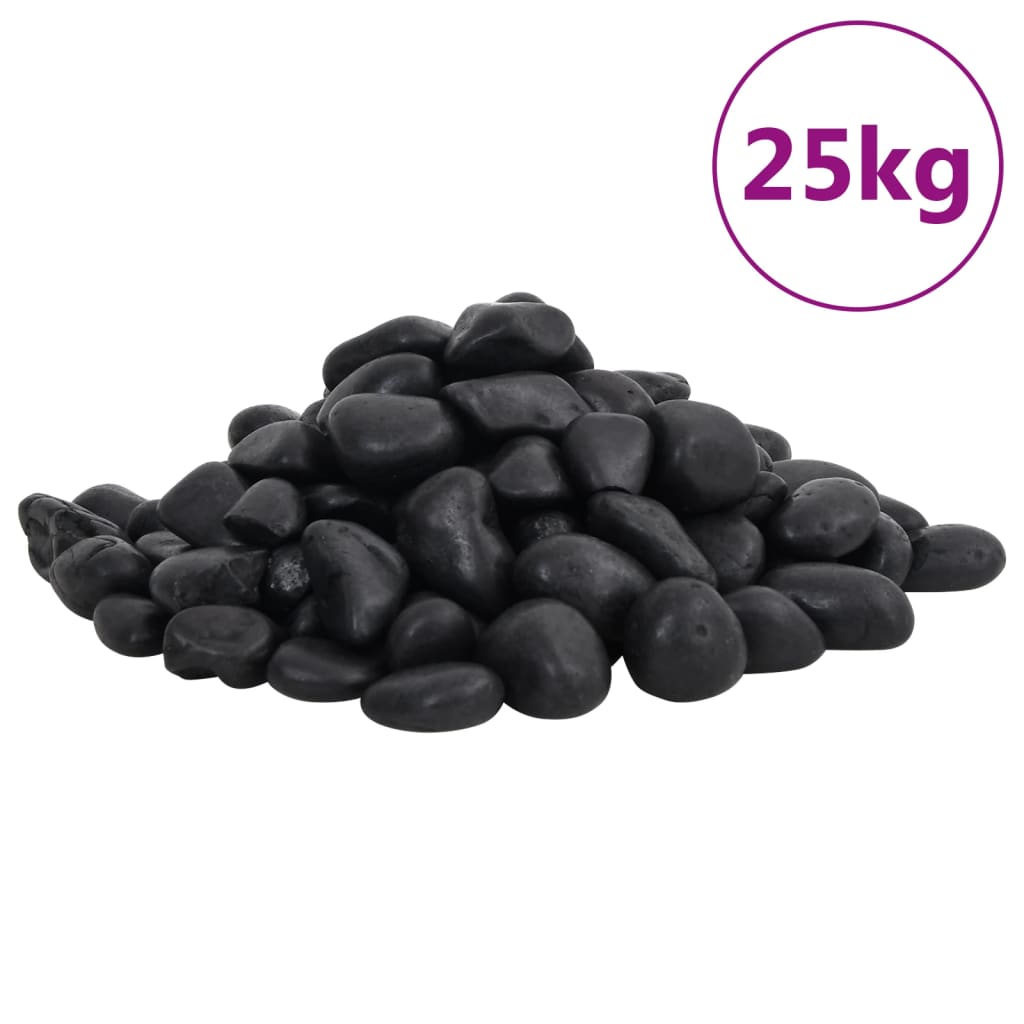 Galets polis 25 kg 2-5 cm - noir, 2-5 cm (25 kg) - number 1.