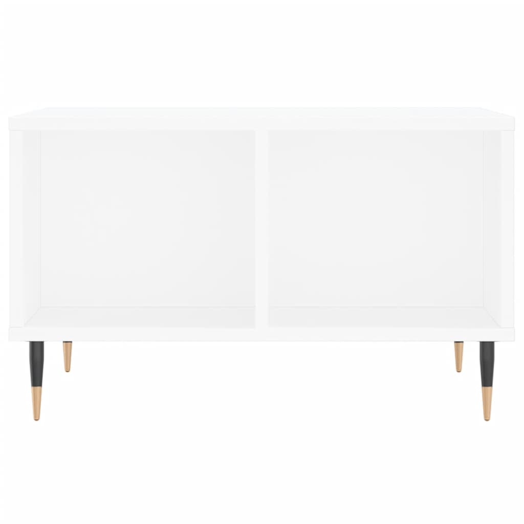 Tavolino 60x50x36,5 cm legno ingegnerizzato - bianco, 1 - number 4.