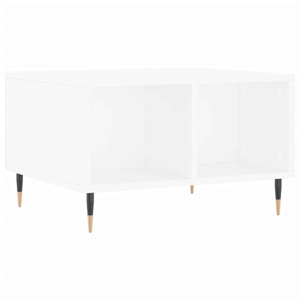 Tavolino 60x50x36,5 cm legno ingegnerizzato - bianco, 1 - number 6.