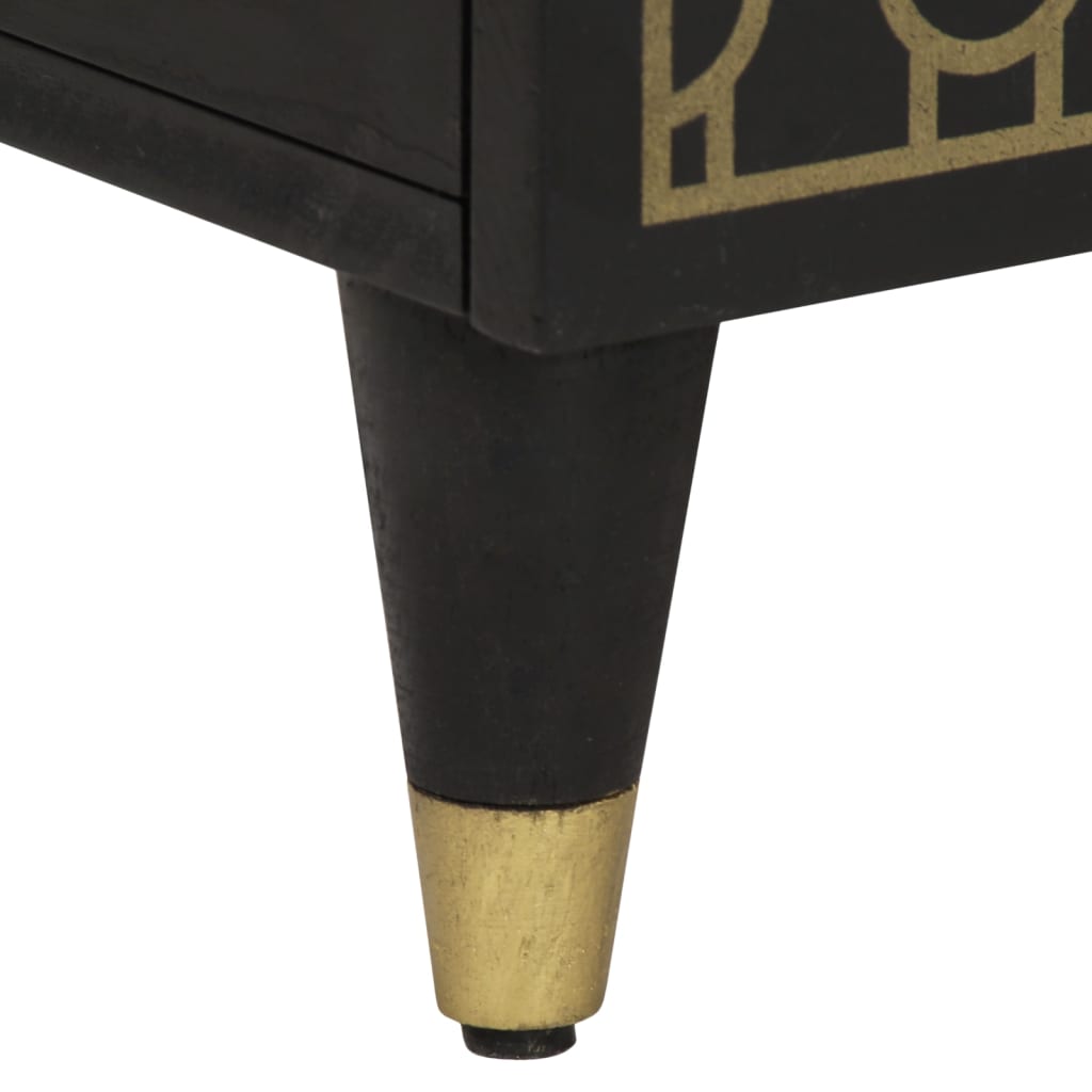 Skab 40x33x110 cm massivt mangotræ - number 10.