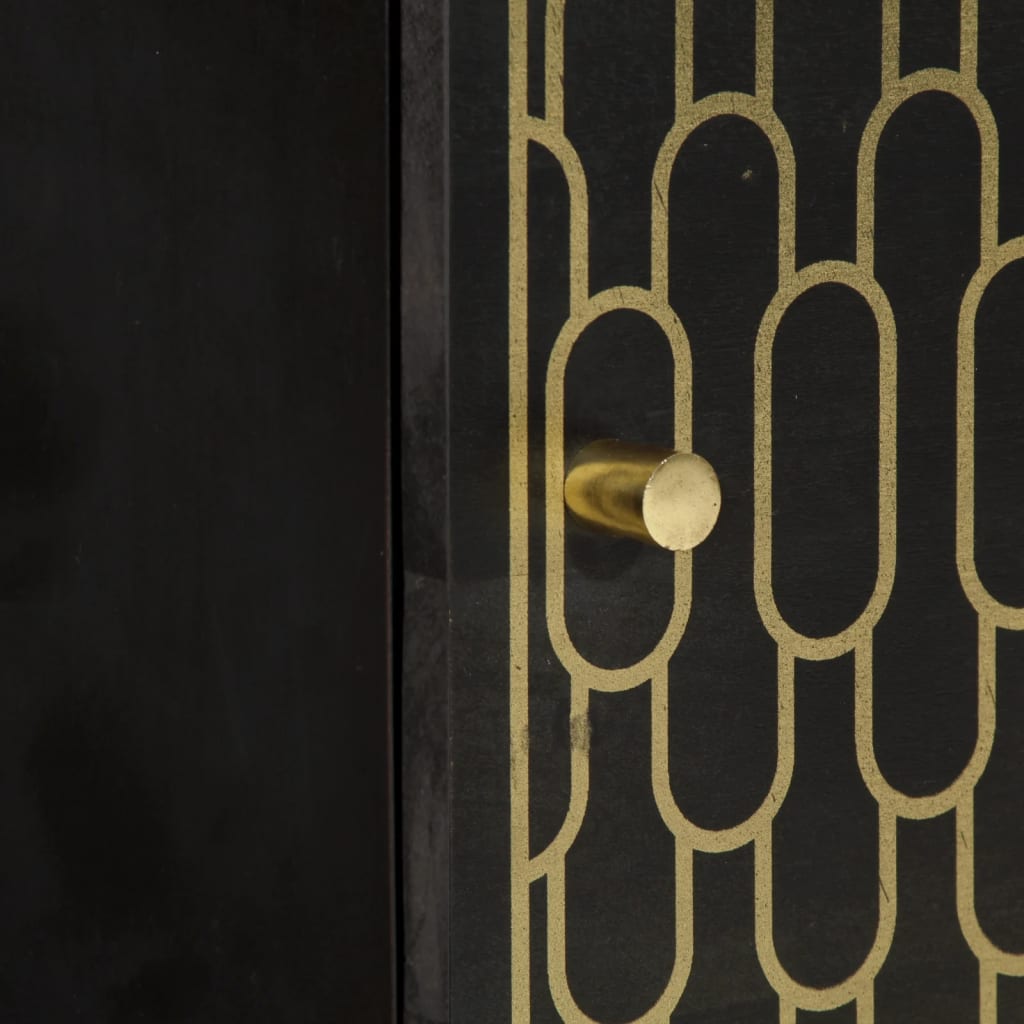 Skab 40x33x110 cm massivt mangotræ - number 9.