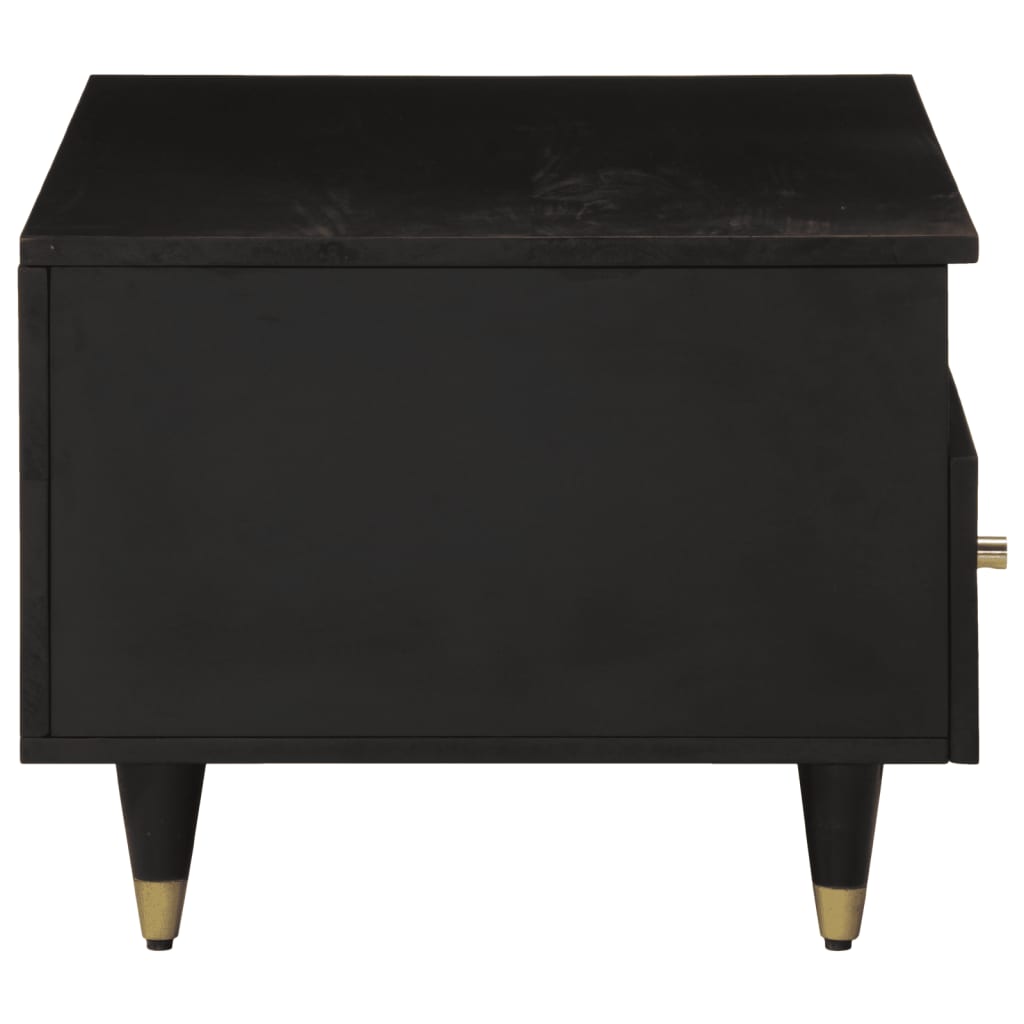 Sofabord 80x54x40 cm massivt mangotræ - sort, 1 - number 4.