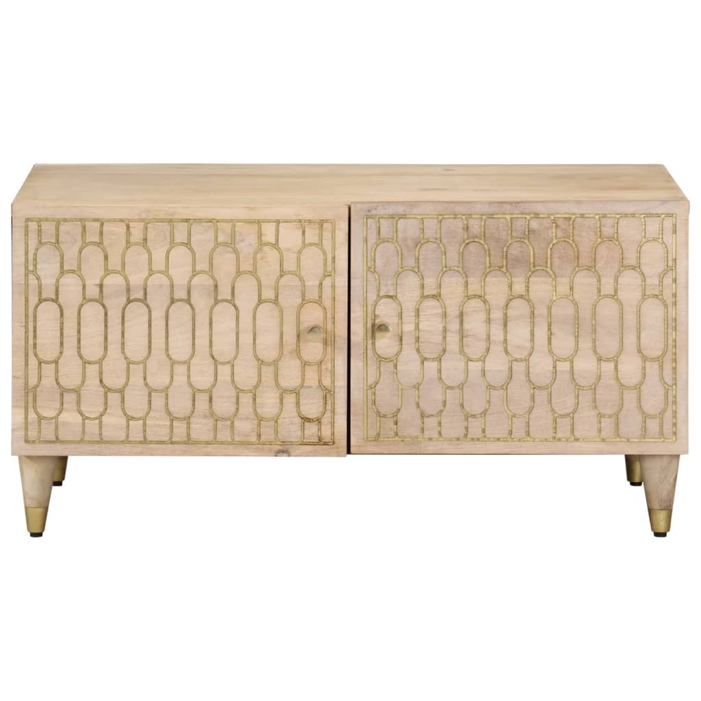 Sofabord 80x50x40 cm massivt mangotræ - number 3.