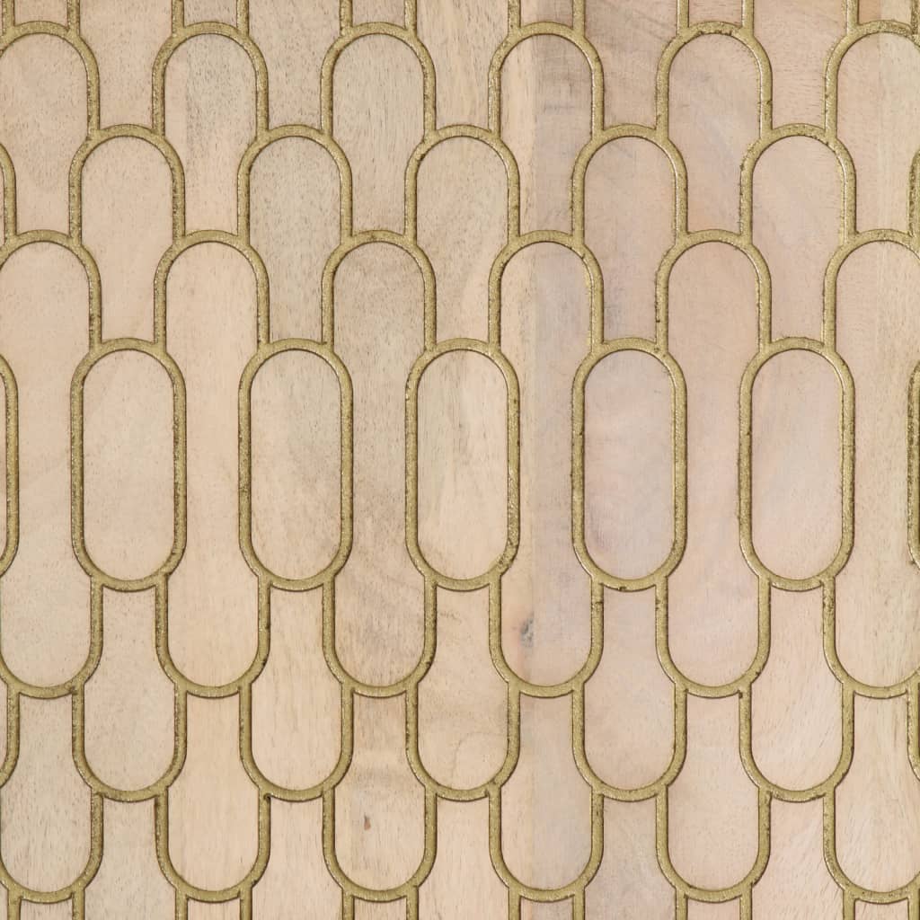 Noćni ormarić 50x33x60 cm masivno drvo manga - number 10.