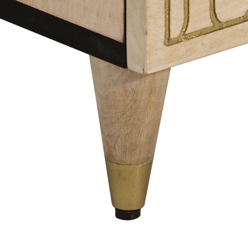 Noćni ormarić 50x33x60 cm masivno drvo manga - number 8.