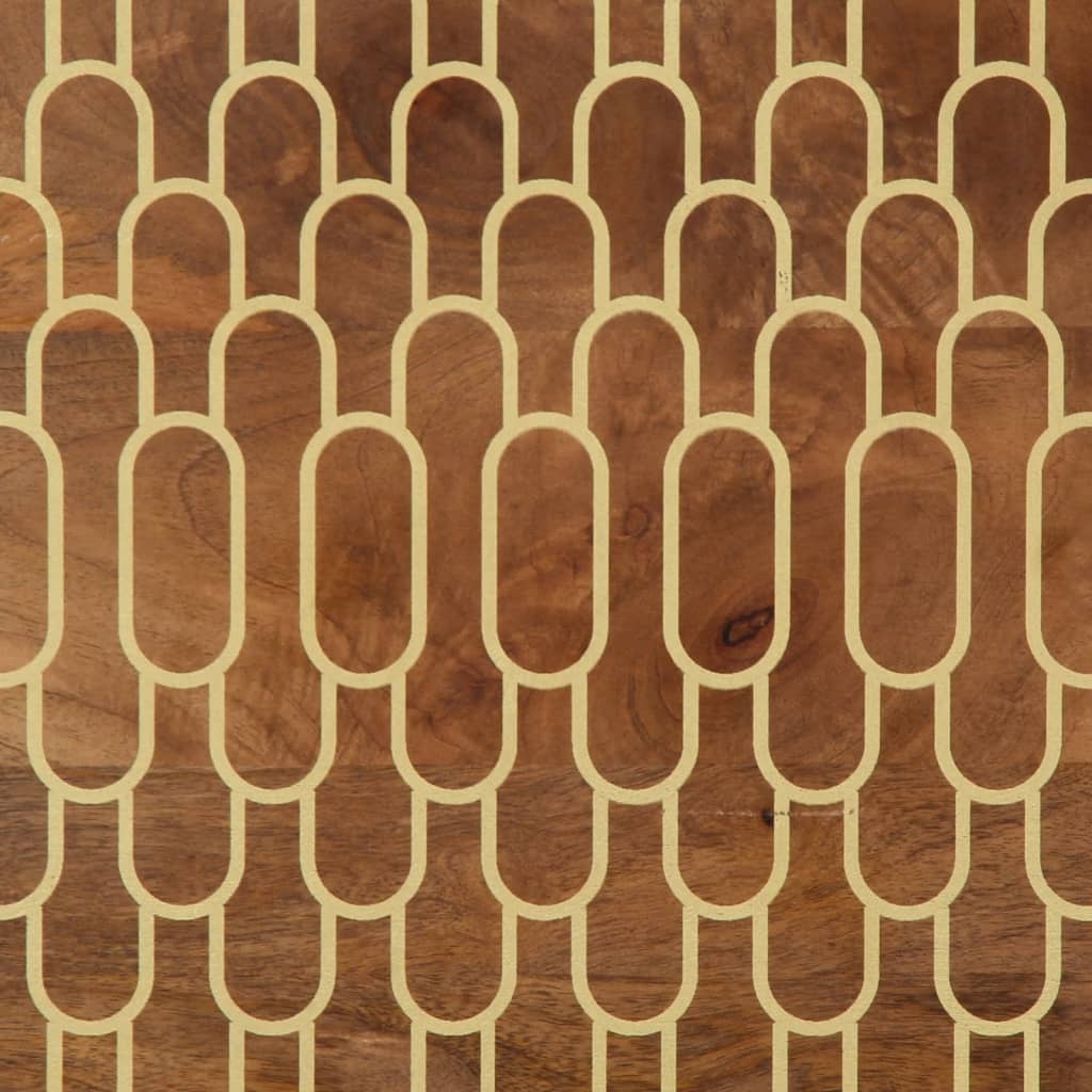 Stolik kawowy 80x54x40 cm lite drewno mango - number 10.