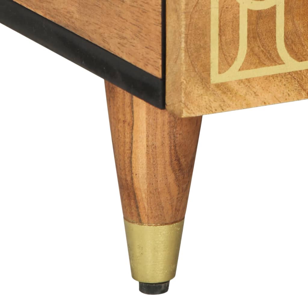 Stolik kawowy 80x54x40 cm lite drewno mango - number 9.