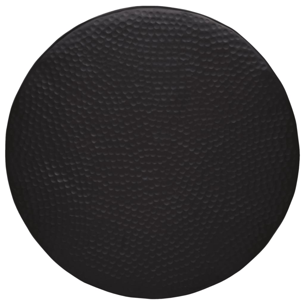 Stolić za kavu ø50x30 cm kovani aluminij crni - number 4.