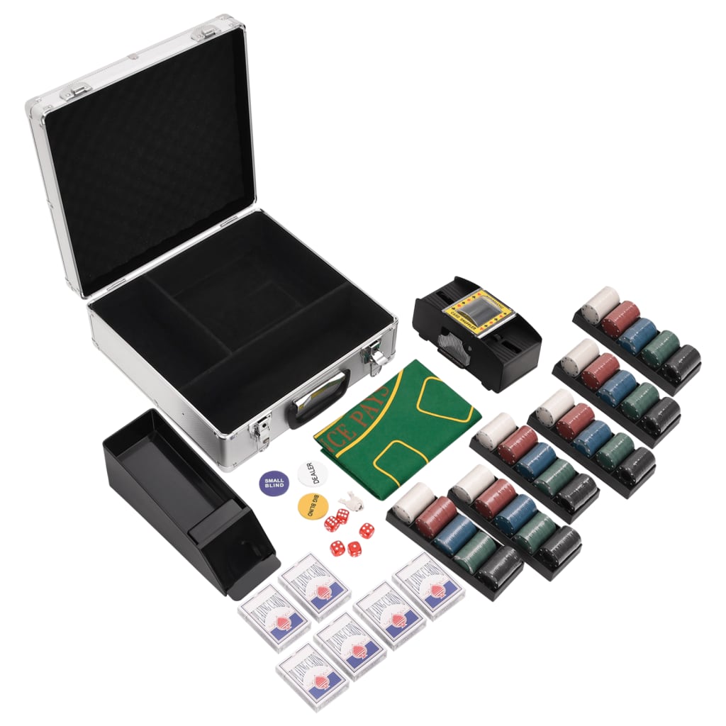 Coffret de poker avec jetons 600 pièces 4g - number 1.