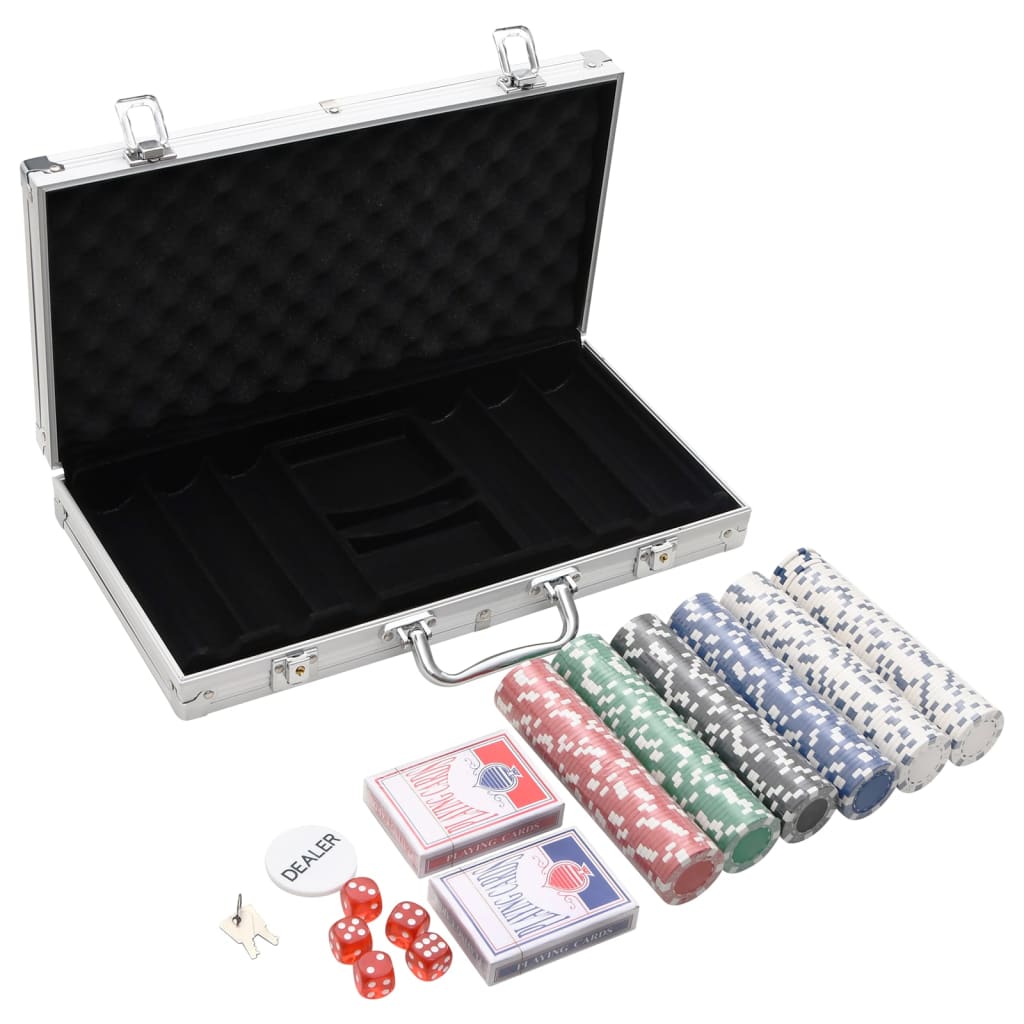 Coffret de poker avec jetons pcs. 11,5 g - 1, jeton (11 5 g), 300 - number 1.