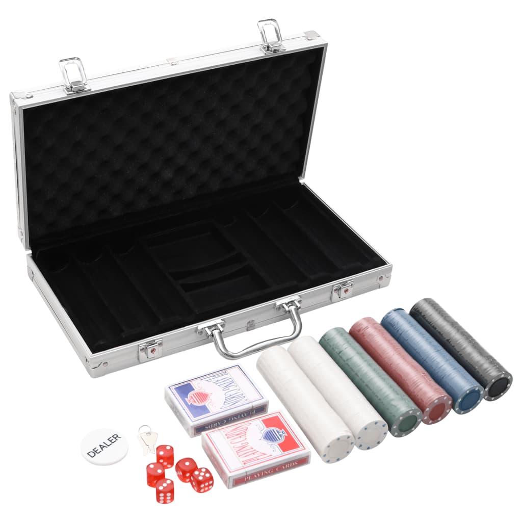 Coffret de poker avec jetons 300 pièces 4g - number 1.
