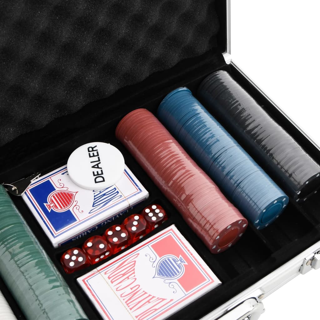 Coffret de poker avec jetons 300 pièces 4g - number 6.