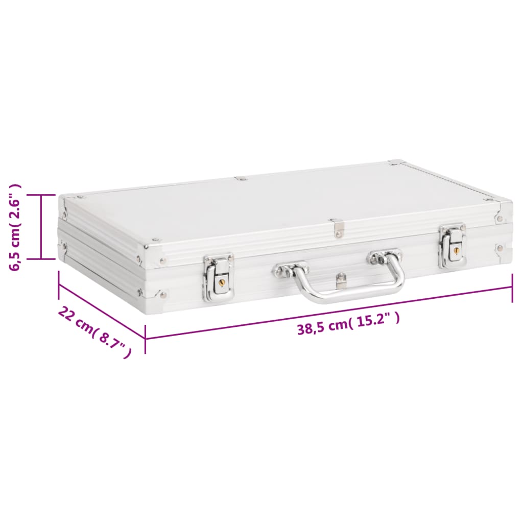 Coffret de poker avec jetons 300 pièces 4g - number 9.