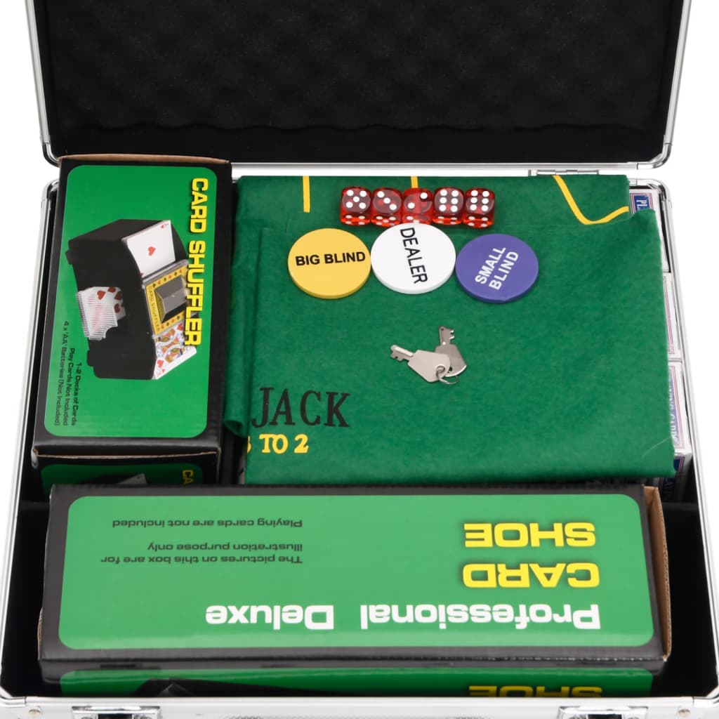 Coffret de poker avec jetons 600 pièces 11,5 g - number 6.