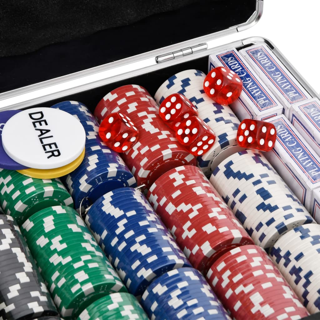 Coffret de poker avec jetons 600 pièces 11,5 g - number 7.