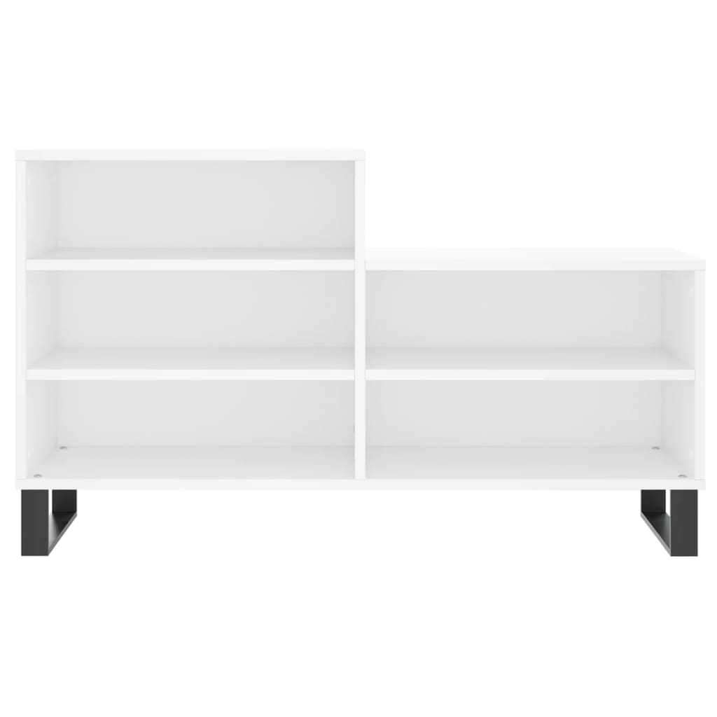 Skoreol 102x36x60 cm konstrueret træ - hvid, 1 - number 4.