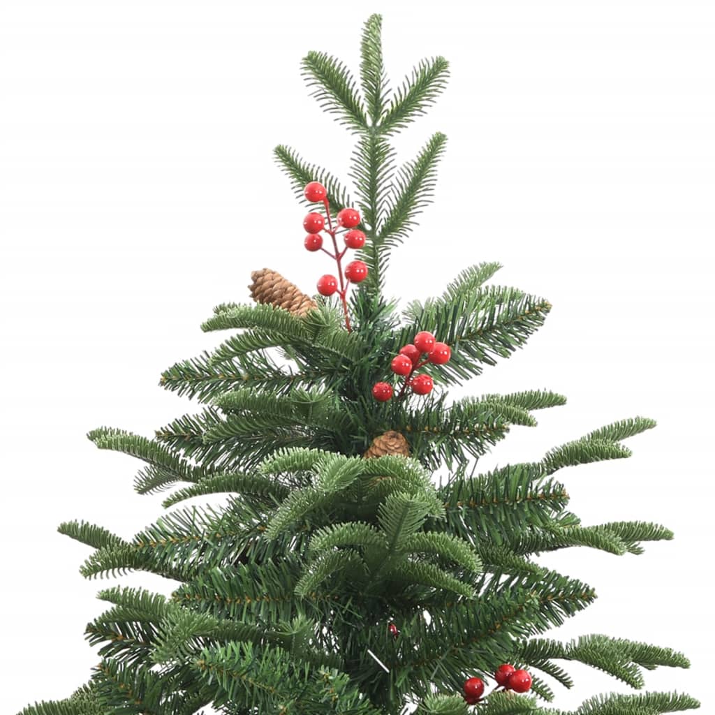 Artificial christmas tree with pine cones and berries hinged - number 4.