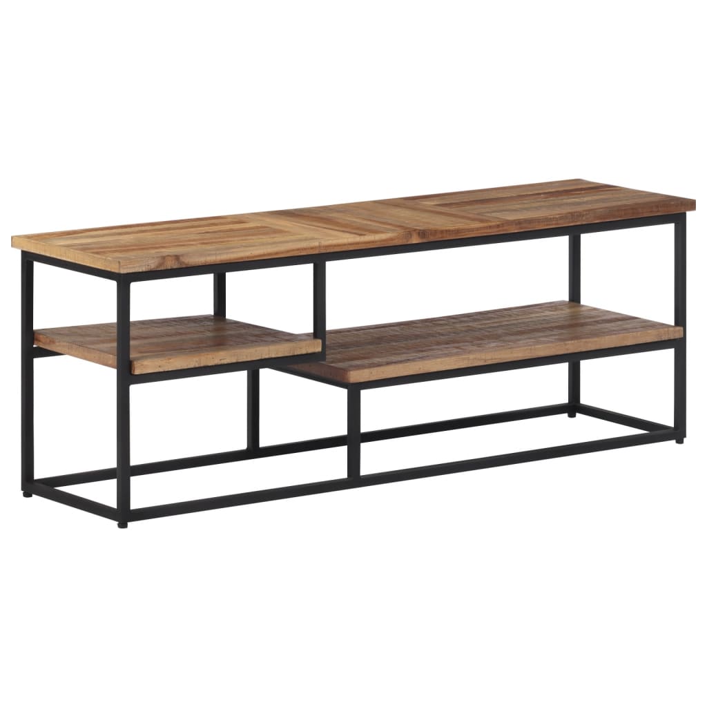 Tv-bord massivt genbrugsteak - 110 x 30 x 39 cm, 1 - number 11.