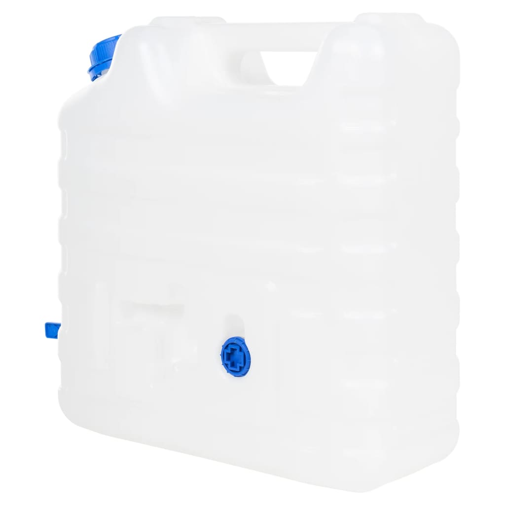 Vanddunk med tappehane plast transparent - 15 l, uden sæbe - number 3.