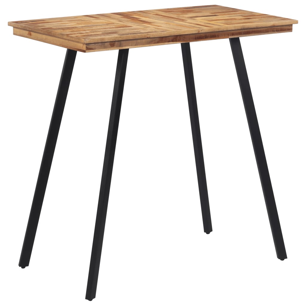 Barbord 110x55x105 cm massivt teaktræ - number 9.