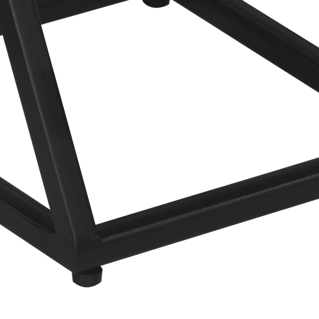 Pomoćni stolići 2 dijela čvrste obnovljene tikovine - number 5.