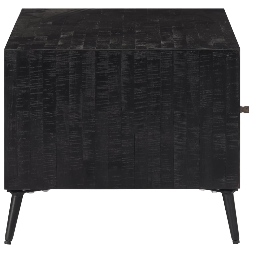 Sofabord 90x50x41 cm massivt genbrugsteak - number 4.