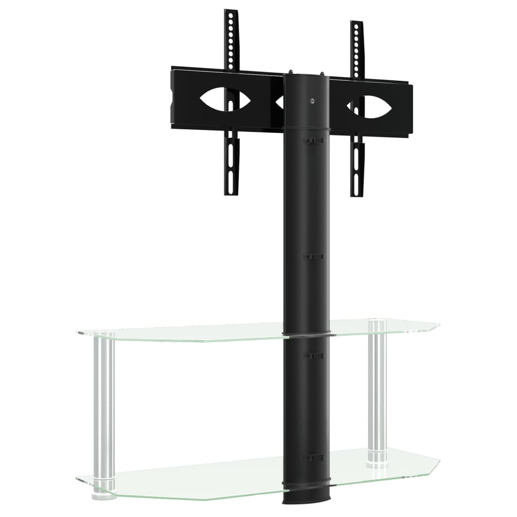 Tv stand for corner 2 półki na 32 "-70" czarno-srebrny srebrny, 1, 101 cm, 90 cm - number 3.