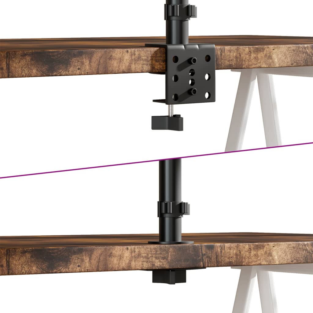 Stalak za monitor vesa 75/100 mm čelik crni - 1, dupli (s rukom) - number 6.