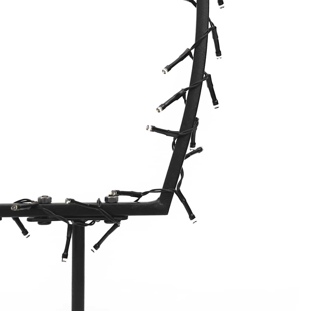 Étoile filante avec lance terrestre 80 led mesure 62 cm - number 8.