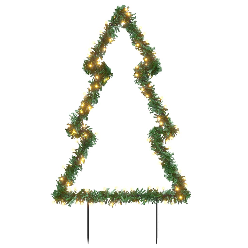 Christmas decoration with earth spike christmas tree figure 115 leds 90 cm - number 2.