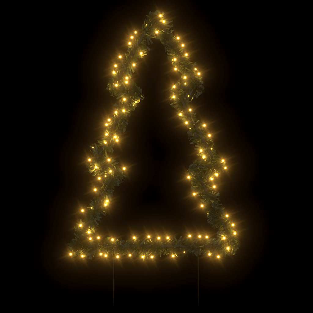 Christmas decoration with earth spike christmas tree figure 115 leds 90 cm - number 3.