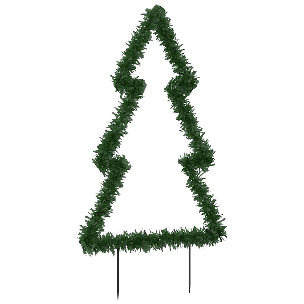 Christmas decoration with earth spike christmas tree figure 115 leds 90 cm - number 7.