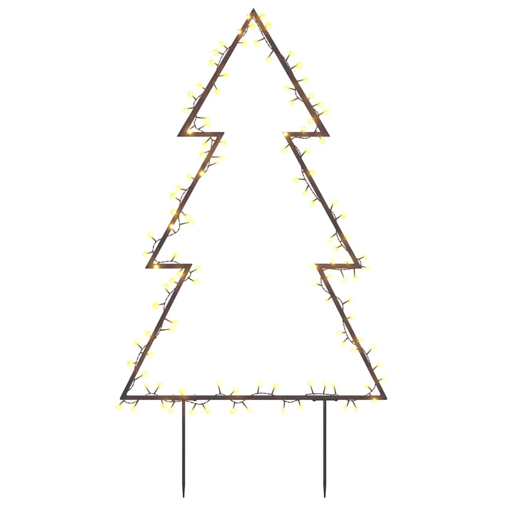 Christmas decoration with earth spike christmas tree figure 115 leds 90 cm - number 2.