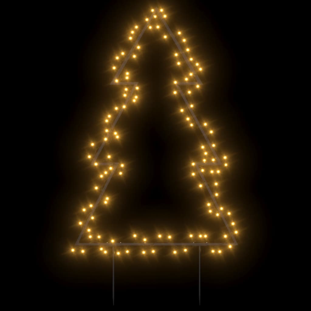 Christmas decoration with earth spike christmas tree figure 115 leds 90 cm - number 3.