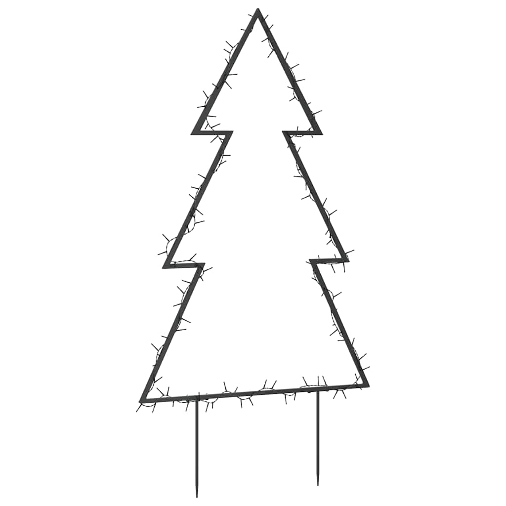 Christmas decoration with earth spike christmas tree figure 115 leds 90 cm - number 4.