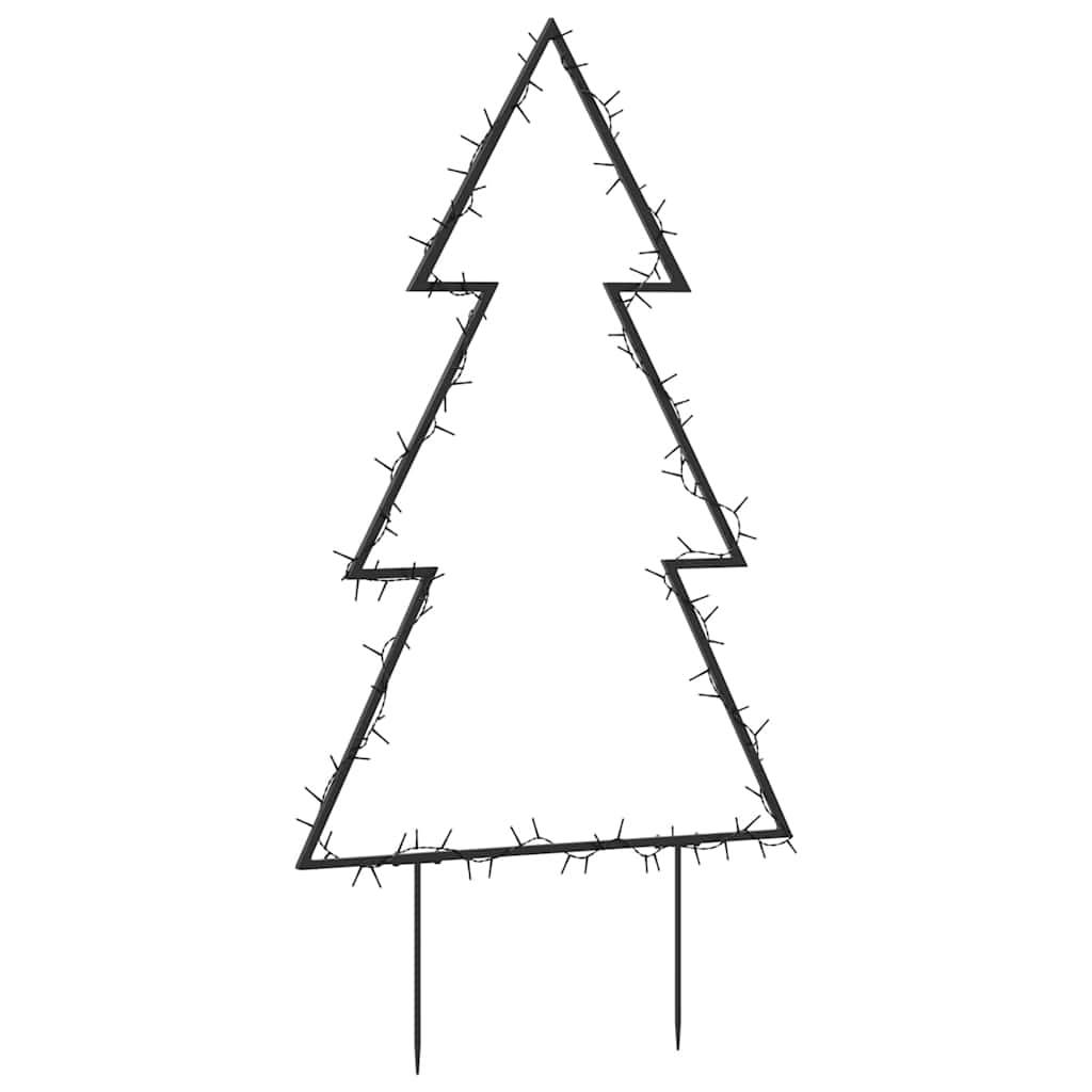 Christmas decoration with earth spike christmas tree figure 115 leds 90 cm - number 7.