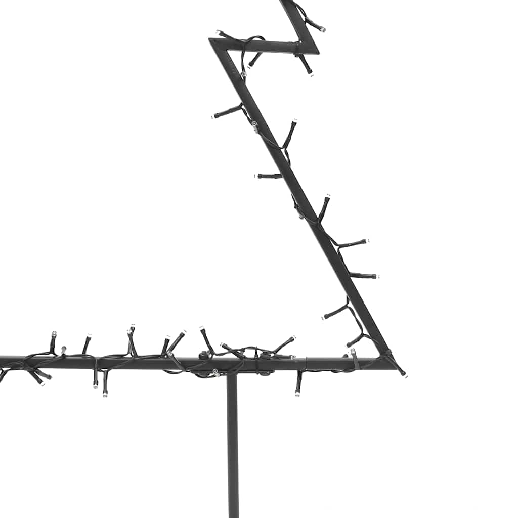 Christmas decoration with earth spike christmas tree figure 115 leds 90 cm - number 8.